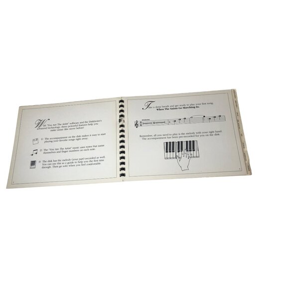 Yamaha You Are The Artist Disklavier Piano But I Can't Play the Piano Music Book - Picture 3 of 6